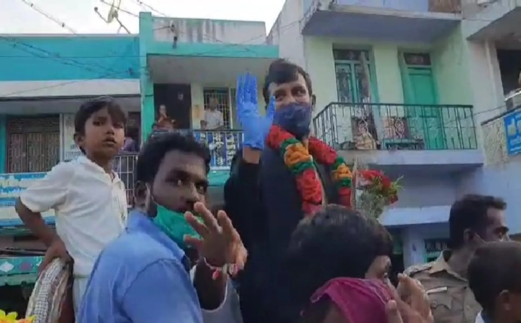 india cricket team player natarajan arrives native in salem district 